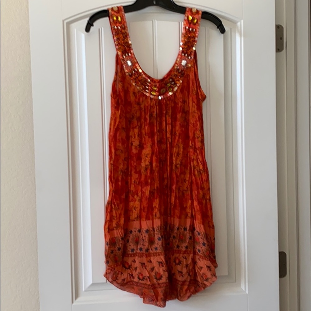 2 Beaded Summer Tunics sz S/ M